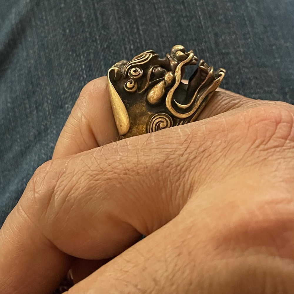 Solid Brass Ring - image 7